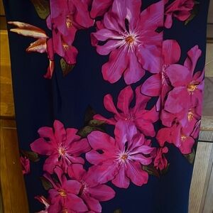 Floral Pink and Navy dress